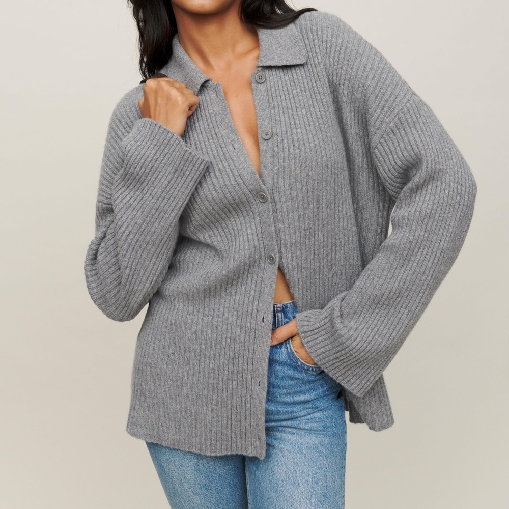 Reformation Fantino cashmere cardigan